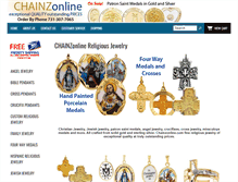 Tablet Screenshot of chainzonline.com